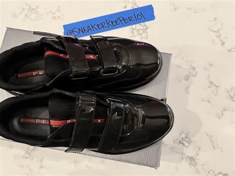 2 strap prada sneakers|Prada sneakers discount.